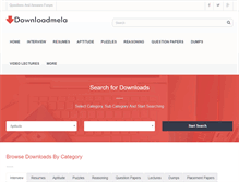 Tablet Screenshot of downloadmela.com